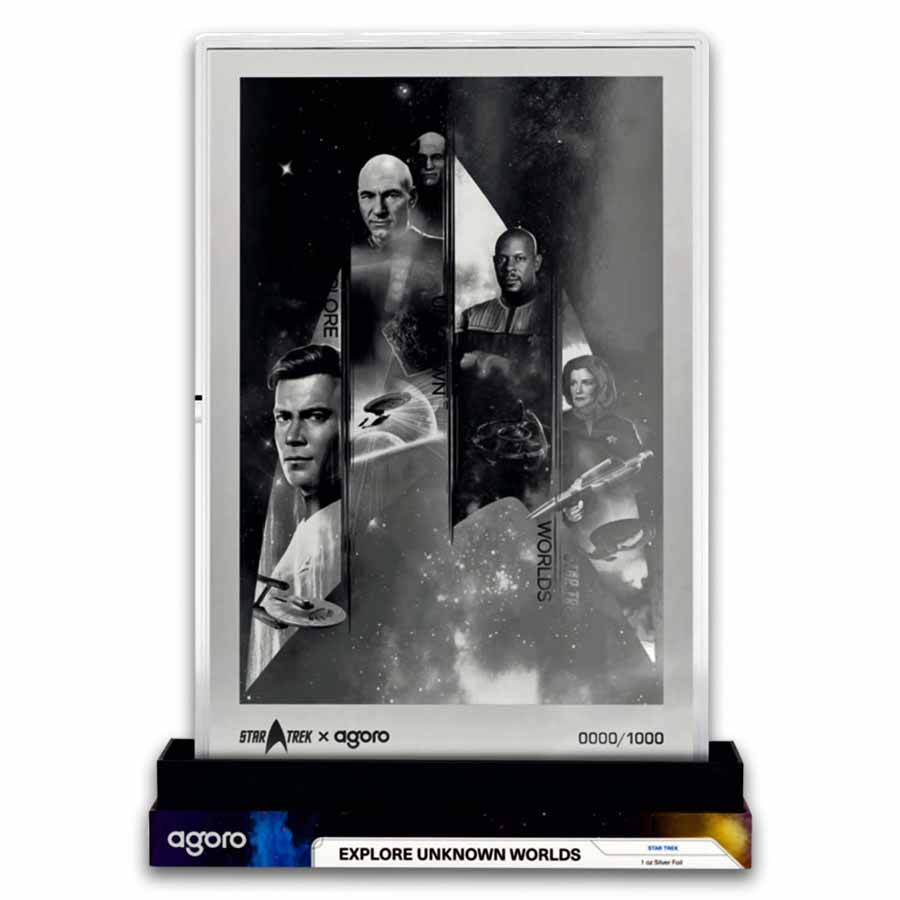 2026 Niue 1 oz Silver $2 Star Trek Captains Foil 2026 Niue 1 oz Silver $2 Star Trek Captains Foil