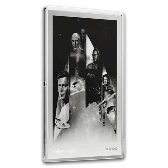 2026 Niue 1 oz Silver $2 Star Trek Captains Foil