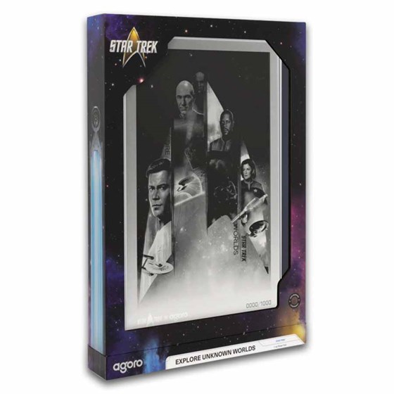 2026 Niue 1 oz Silver $2 Star Trek Captains Foil
