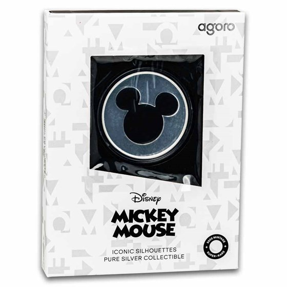 2026 Niue 1/2 oz Silver $1 Disney Silhouettes: Mickey Mouse
