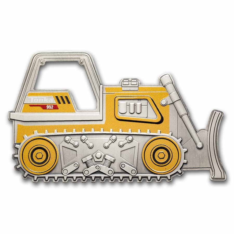 2026 Niue 1 oz Silver $2 Hasbro: Tonka Trucks Bulldozer 2026 Niue 1 oz Silver $2 Hasbro: Tonka Trucks Bulldozer