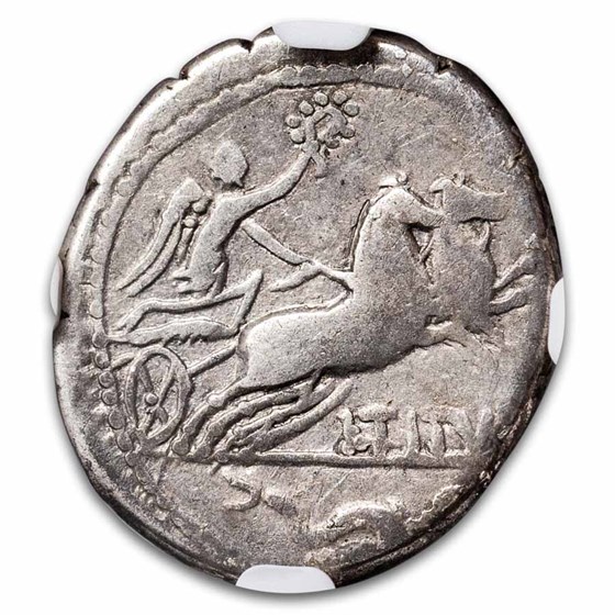 Roman Republic AR Denarius L. Sabinus (89 BC) F NGC (Cr-344/3)