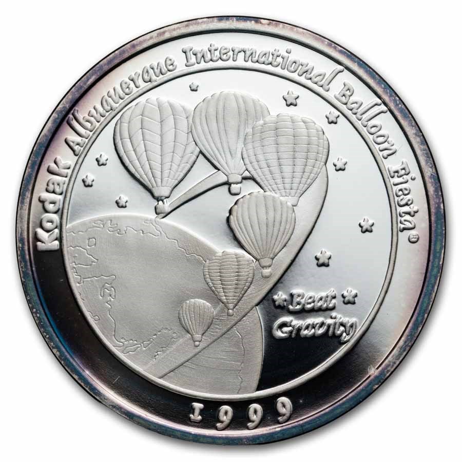 1 oz Silver Round - Albuquerque Balloon Fiesta (Random Motif)