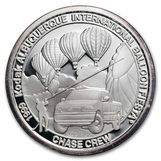 1 oz Silver Round - Albuquerque Balloon Fiesta (Random Motif)