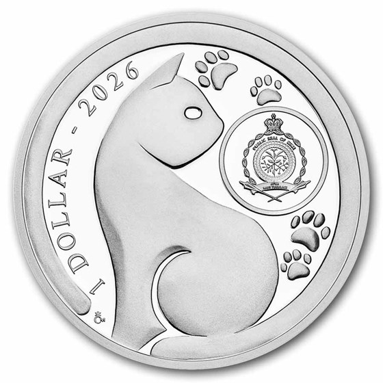 2026 Niue 1 oz Silver Proof Cat Breeds: Norwegian Forest Cat