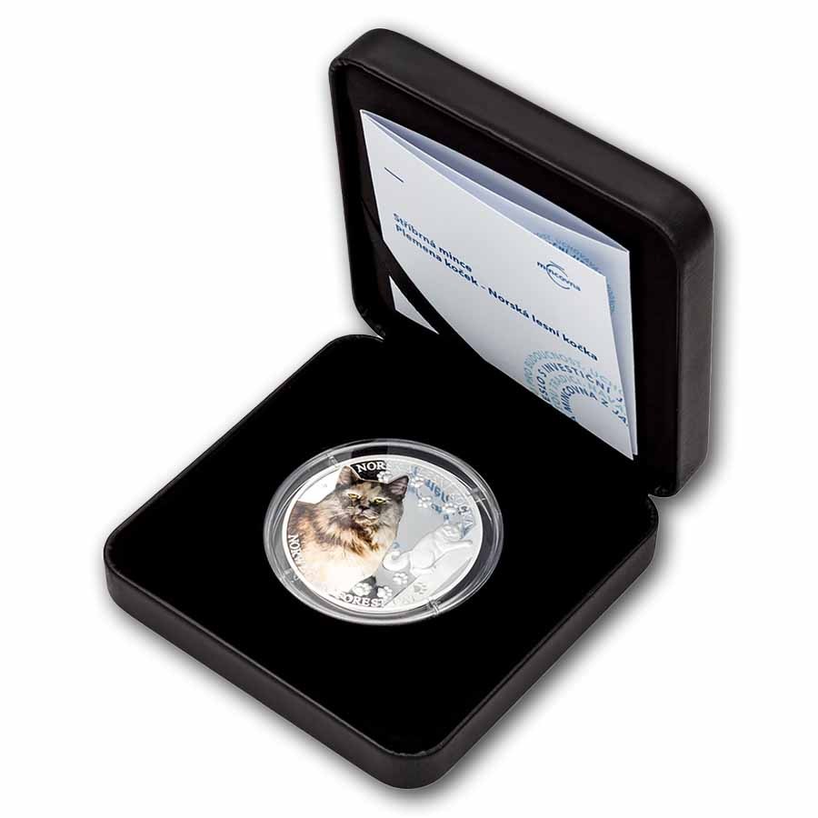 2026 Niue 1 oz Silver Proof Cat Breeds: Norwegian Forest Cat