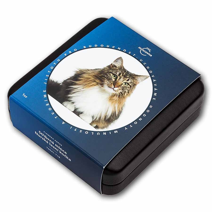 2026 Niue 1 oz Silver Proof Cat Breeds: Norwegian Forest Cat
