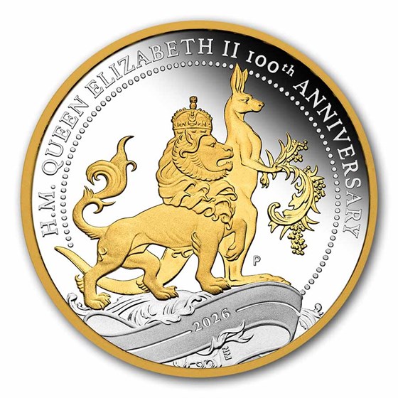 2026 AUS 3 oz Silver Queen Elizabeth II 100th Anniversary Set