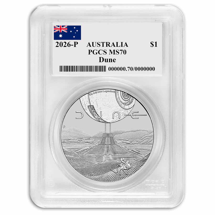 2026 Australia 1 oz Silver Dune MS-70 PCGS