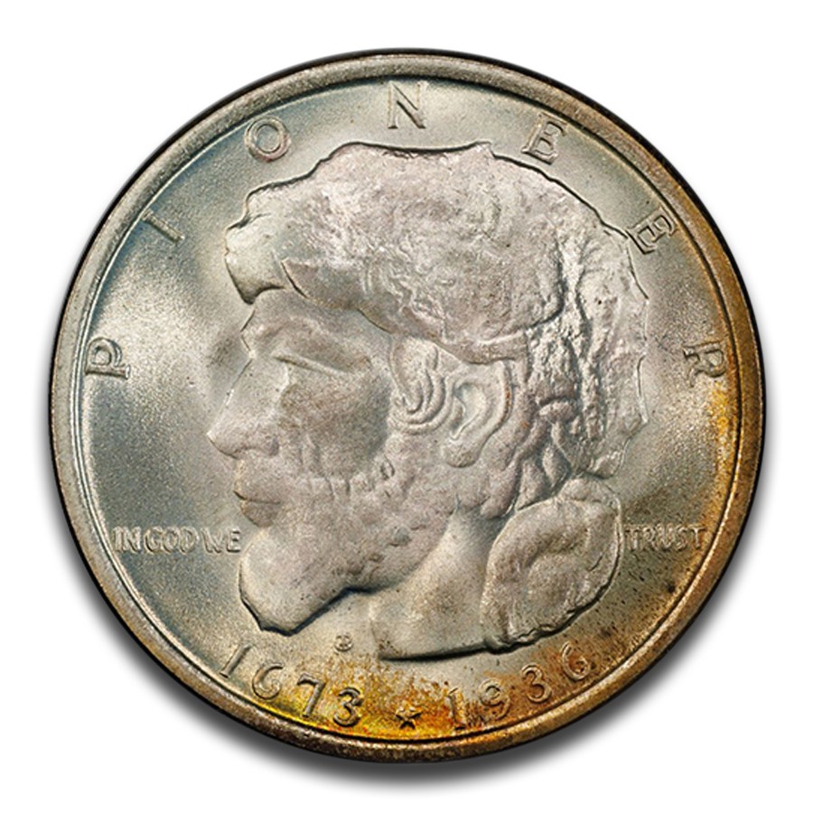 1936 Elgin, Illinois Centennial Half MS-68 PCGS