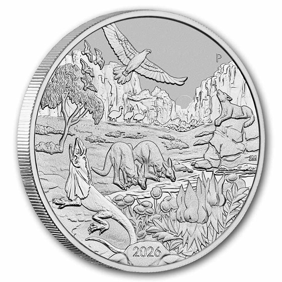 2026 Australia 1 oz Platinum Wonders of Australia- The Outback BU