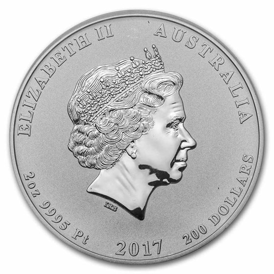 2017 AUS 2 oz Platinum 70th Ann. of the Royal Wedding PR-69 PCGS