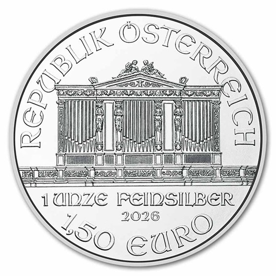 2026 Austria 1 oz Silver Philharmonic (MintDirect® Single)