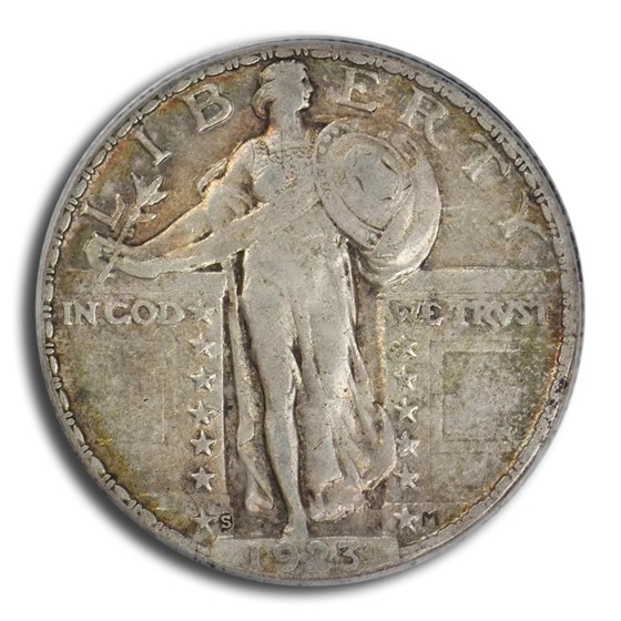 1923-S Standing Liberty Quarter XF-40 PCGS CAC