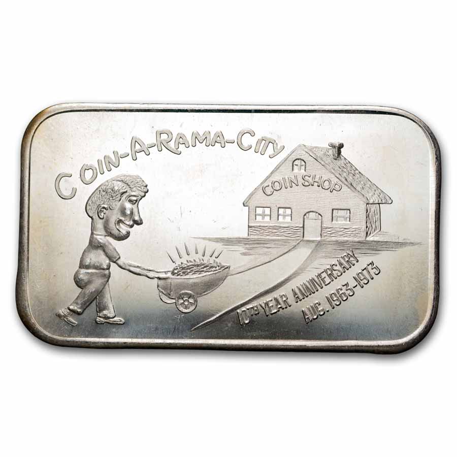 1 oz Silver Art Bar - Coin-A-Rama-City (Random Motif)