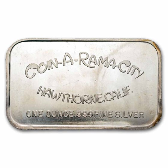 1 oz Silver Art Bar - Coin-A-Rama-City (Random Motif)