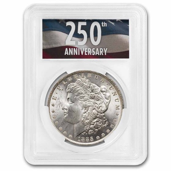 1878-1904 Morgan Dollar BU PCGS (250th Anniversary)