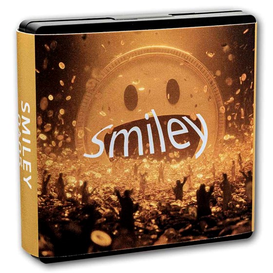 2026 Liberia 1/1000 oz Gold Smiley