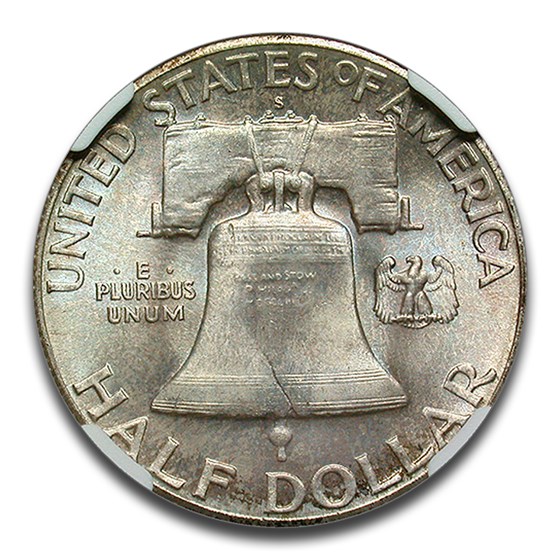 1951-S Franklin Half Dollar MS-66+ NGC