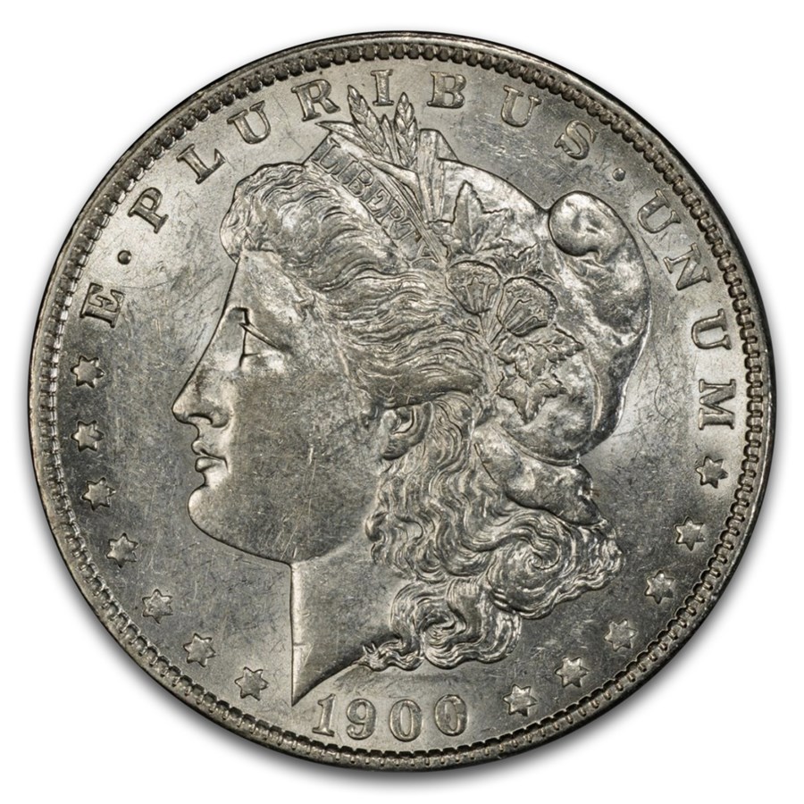 1900-O/CC Morgan Dollar AU-55 PCGS (VAM 9, Overmintmark)