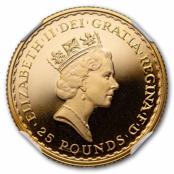 1989 Great Britain 1/4 oz Gold Britannia Proof PF-69 NGC