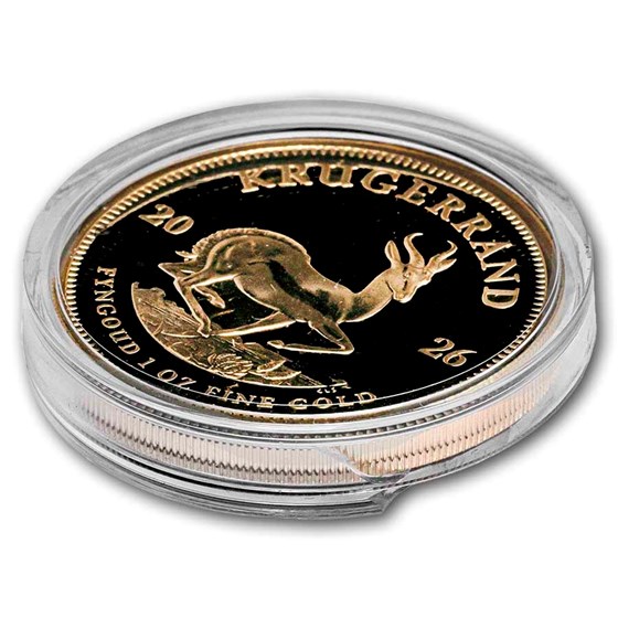 2026 South Africa 6-coin Gold Krugerrand Proof Set (Dmg Capsules)