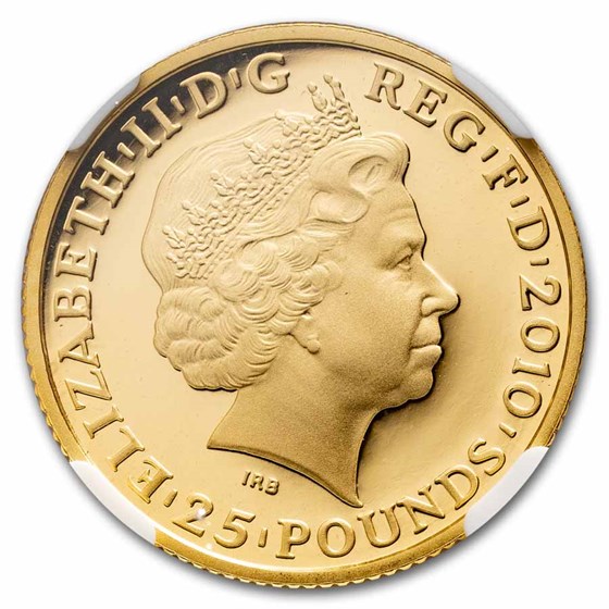2010 Great Britain Gold £25 Olympics Faster Diana PF-70 NGC