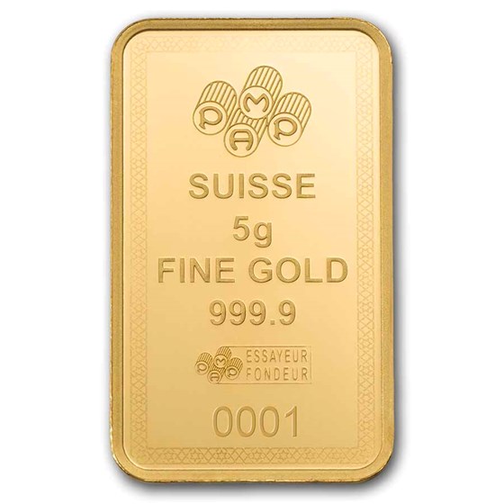 5 gram Gold Bar - PAMP Suisse (Ayatul Kursi)