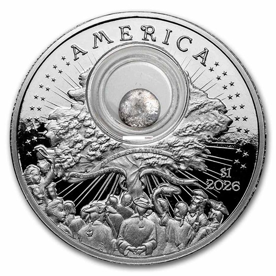 2026 1 oz Ag $1 Revolution Series: 250th Anniv.: Independence