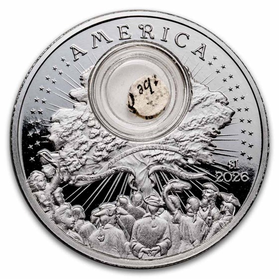2026 1 oz Ag $1 Revolution Series: 250th Anniv.: Declaration