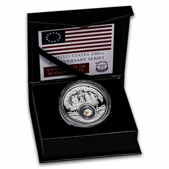 2026 1 oz Ag $1 Revolution Series: 250th Anniv.: Declaration