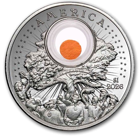 2026 1 oz Ag $1 Revolution Series: 250th Anniv.: Liberty