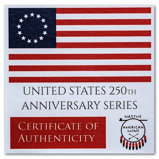 2026 1 oz Ag $1 Revolution Series: 250th Anniv.: Liberty