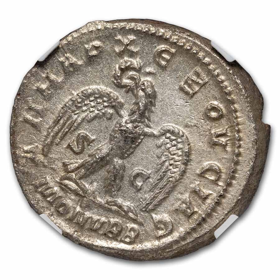 Roman Silver BI Tetradrachm Emperor Philip I (244-249 AD) MS NGC
