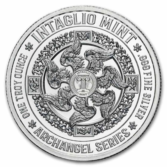 1 oz Silver Round - Raphael (Archangel Series)