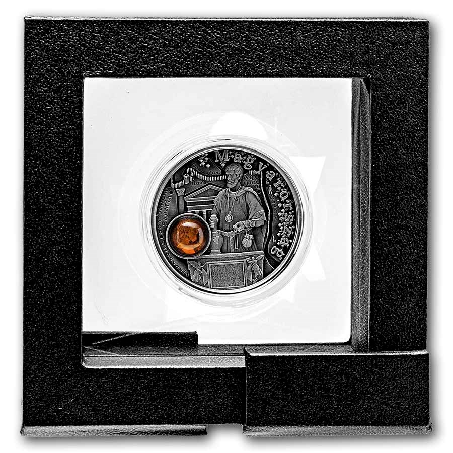 2026 Niue Silver Antique Amber Route: Hungary (w/ Box & COA)