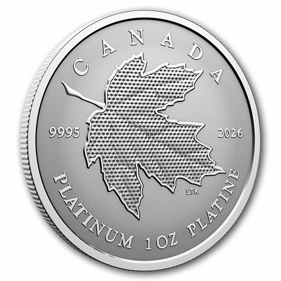 2026 Canada 1 oz Platinum $300 Maple Leaf Forever