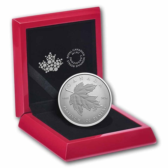 2026 Canada 1 oz Platinum $300 Maple Leaf Forever