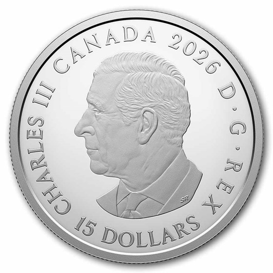 2026 Canada Silver $15 Clan Animals: Sandhill Crane