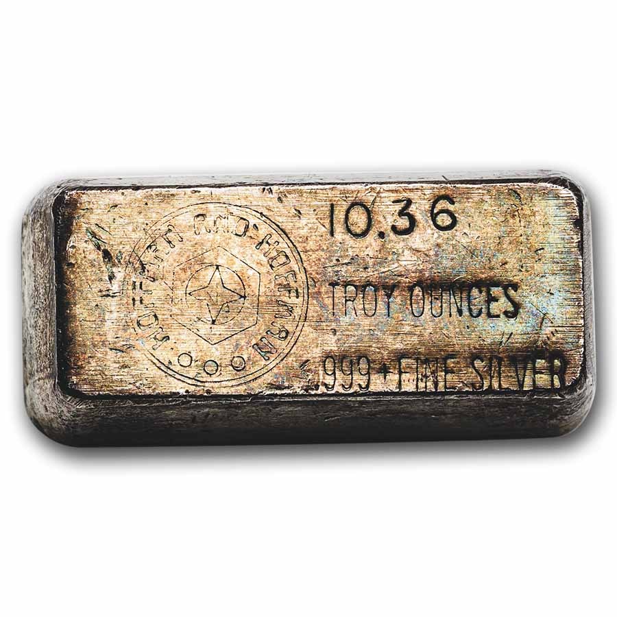 10.36 oz Silver Bar - Hoffman & Hoffman
