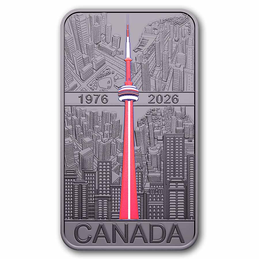 2026 Canada 1 oz Silver $20 50th Anniversary of the CN Tower