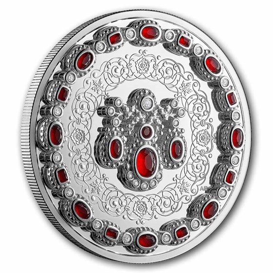 2026 RCM 1 oz Ag $20 Crown Jewels 100th Anniv. of the Birth QEII