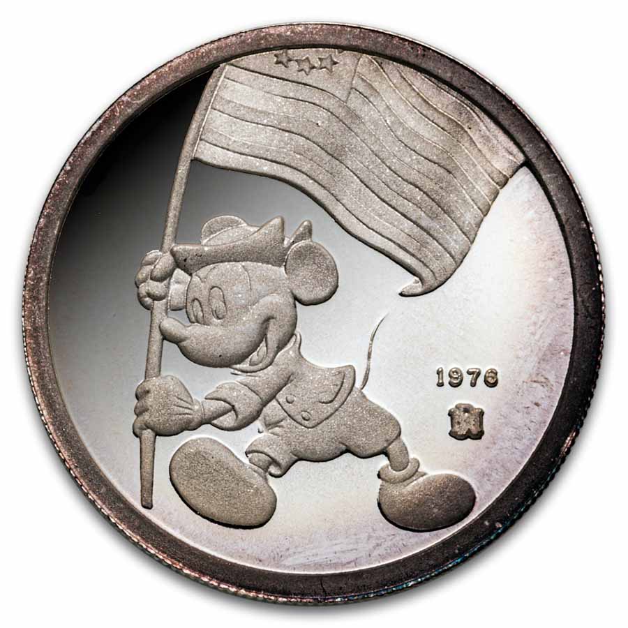 1/4 oz Silver Round - Mickey Mouse 60 Yrs (Random Motif) 1/4 oz Silver Round - Mickey Mouse 60 Yrs (Random Motif)