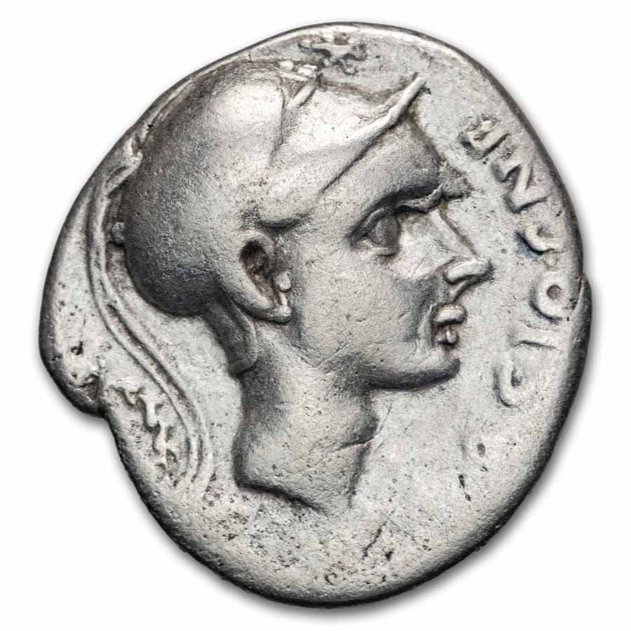 Roman Republic AR Denarius Blasio (112-111 BC) Ch F (Cr-296/1e)
