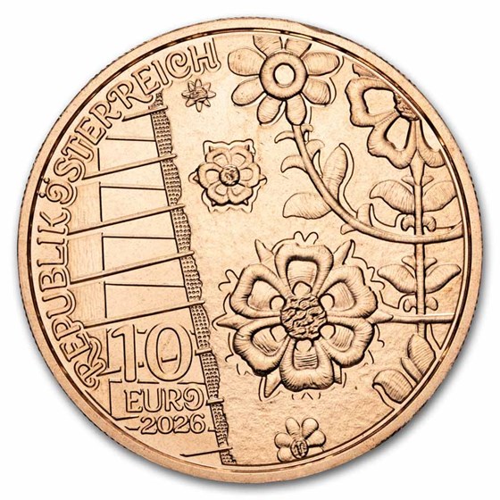 2026 Austria Copper €10 Traditional and Trendy: Loden Trochten
