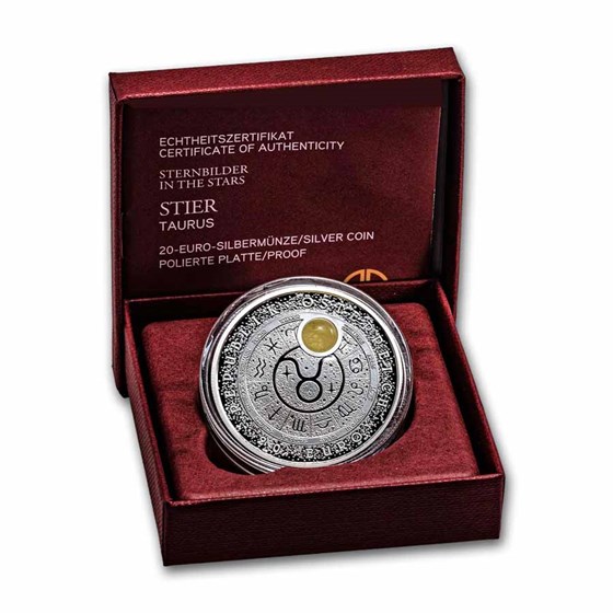 2026 Austria Silver €20 The Stars Series: Taurus (Box/COA)