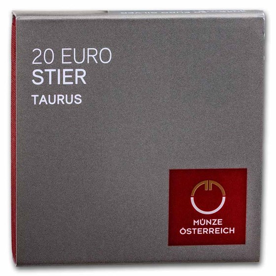 2026 Austria Silver €20 The Stars Series: Taurus (Box/COA)