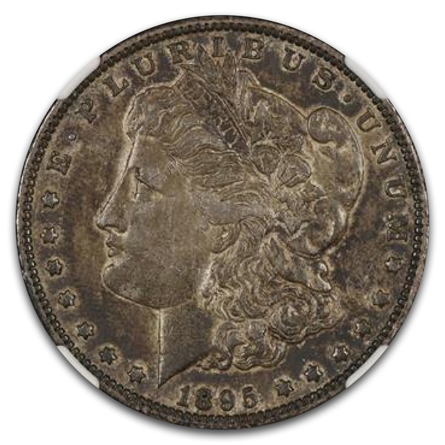 1895-O Morgan Dollar AU-53 NGC (Toned)