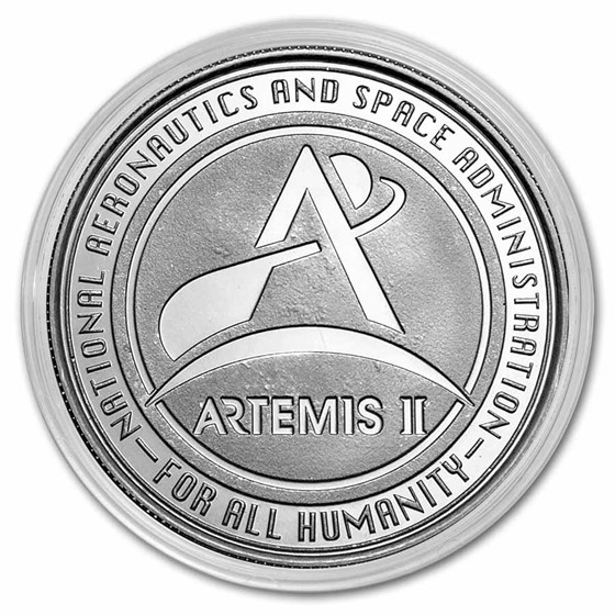 1 oz Silver Round - NASA Artemis II
