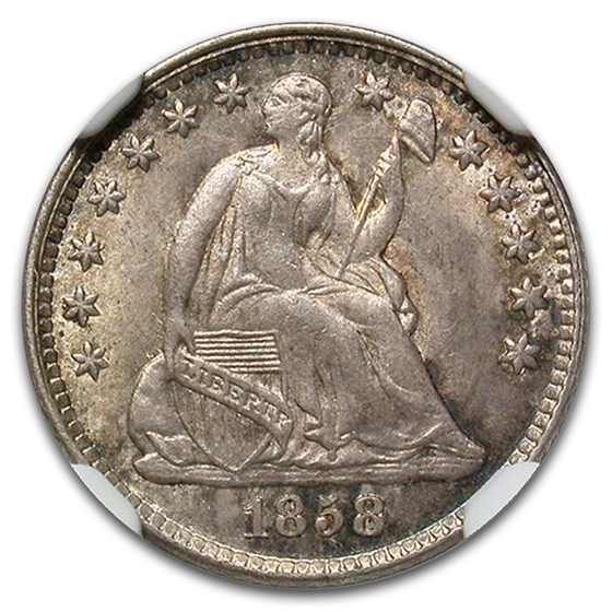 1858 Liberty Seated Half Dime MS-66+ NGC